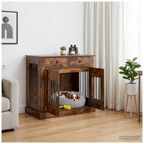 Mobile da cassa per cani Rovere Fumo 90 x 47,5 x 80 cm - Foto 2