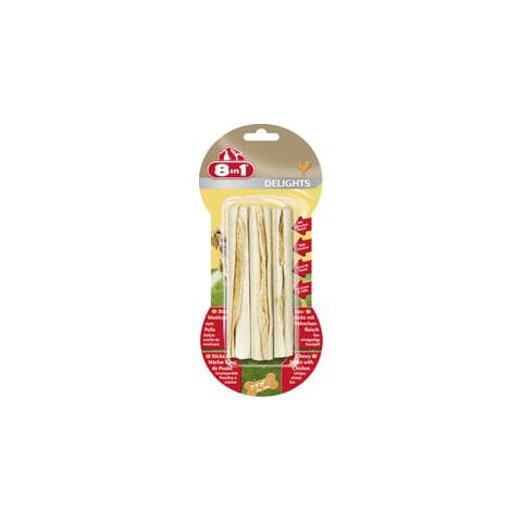 Stick Masticabili per Cani 8 in1 Gusto Carne di Pollo 75 gr da 3 Pezzi - Foto 1