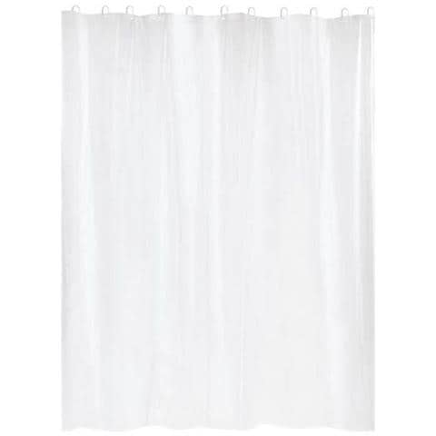 Primo Piano Homebain Ad819202 Peva Tenda Della Doccia In Pvc 180 X 200 Cm Bianco - Foto 2