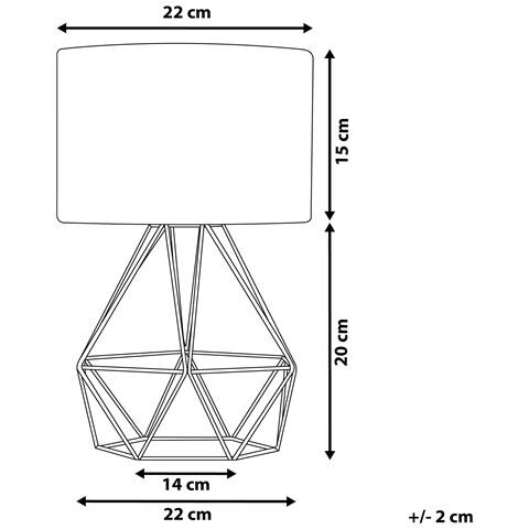 Lampada Da Tavolo In Colore Bianco E Oro Teton - Foto 16