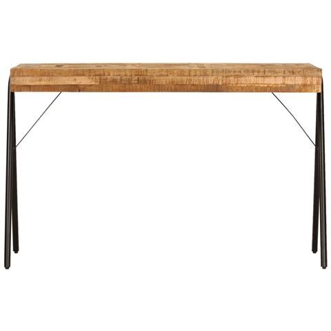 Scrittoio In Legno Massello Di Mango 118x50x75 Cm - Foto 9