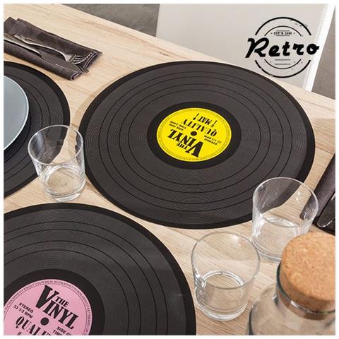 Sottopiatto Retro Disco B1020271 - Foto 1