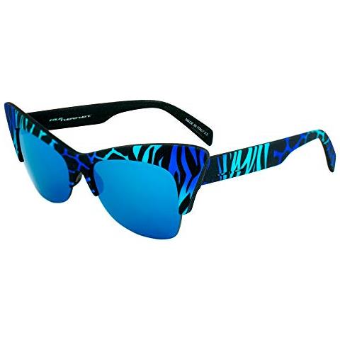 0908-ZEF-022 Occhiali da Sole, Multicolore (Azul / Nero), 59.0 Donna - Foto 2