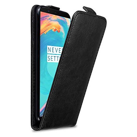 Custodia Compatibile Con Oneplus 5t In Nero Di Notte - Coperchio Protettivo In Design Flip Con Chiusura Magnetica - Foto 1