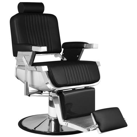 Hair System Poltrona Da Barbiere In Similpelle Nera Royal X - Foto 1