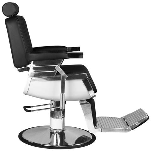 Hair System Poltrona Da Barbiere In Similpelle Nera Royal X - Foto 2