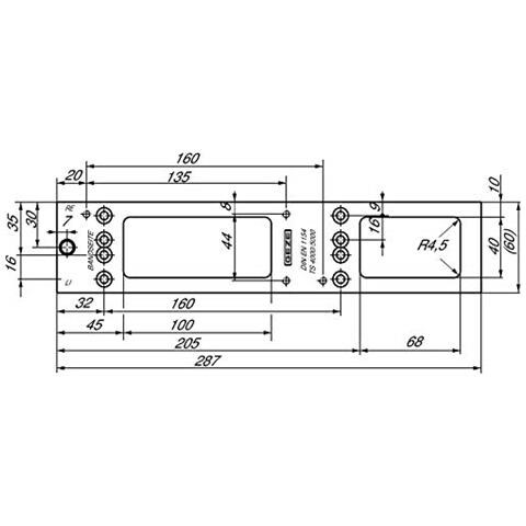 Piastra Montaggio Per Ts 4000/5000 Color Argento - Foto 1