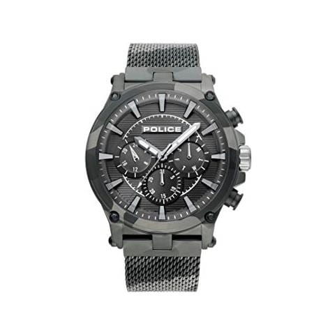 La Polizia Orologio Uomo Quarzo Analogico Con Cinturino In Acciaio Inox 15920jsu / 02mm - Foto 1