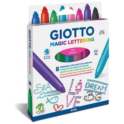 Astuccio Da 8 Pennarelli Lettering Giotto - Foto 1