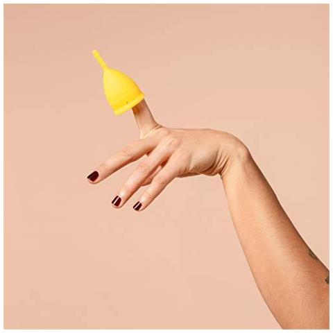 Lunetta Riutilizzabile Mestruale Cup - Clear - Modello 1 Per Light Flow - (en Version)  - Foto 2