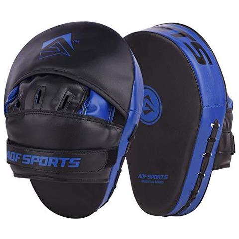 Boxe Pad Hook And Jab Mitts Target Di Perforazione A Fuoco I Rilievi Per Mma Kickboxing Muay Thai Pads Training (black Blue) - Foto 1