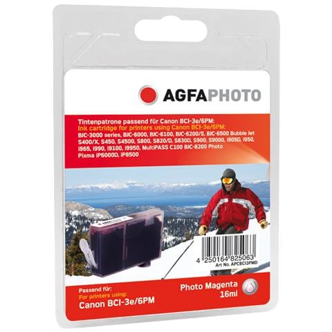 APCBCI3PMD, Magenta, Magenta, Canon BJ 535 PD, 895 PD, Canon BJC 6000, 6500, Blister - Foto 1