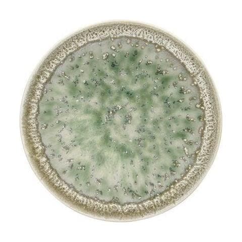 Jade - Set 6 Piatti Da Dessert - Ø20 Cm - Porcellana - Verde - Foto 1