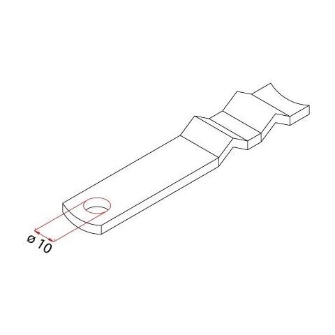 Zanca Da Murare Per Tm45 - Tm45 R - Tm45 E - Tm45 Er Automatismi 132314 - Foto 2