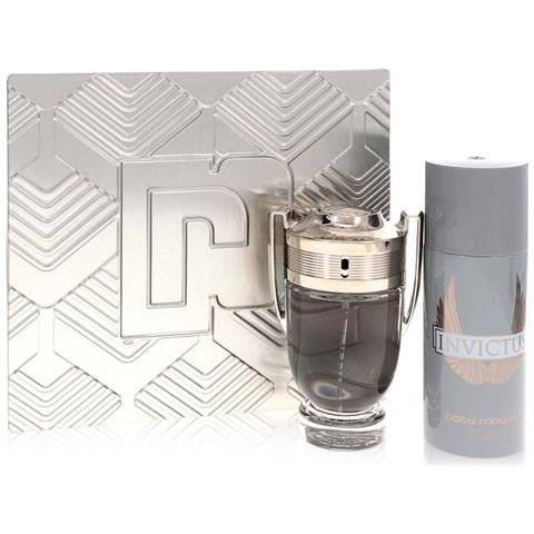 Invictus By Paco Rabanne Gift Set -- 3.4 Oz Eau De Toilette Spray + 5.1 Oz Deodorant Spray (men) - Foto 1