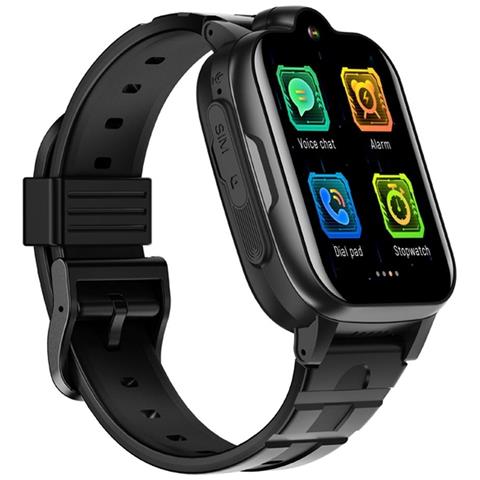 Smartwatch Per Bambini 4g Gps Con Memoria Interna E Funzione Sos, Nero - Foto 6