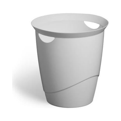 776010 cestino per rifiuti Rotondo Plastica Grigio - Foto 1