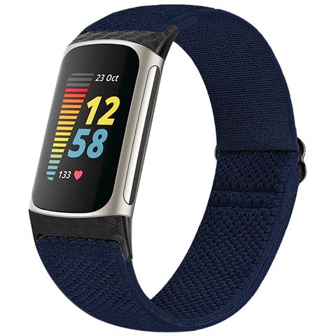 Confezione Da 2 Cinturini Per Orologi Sportivi In Tessuto Per Fitbit Charge5/6 - Foto 2