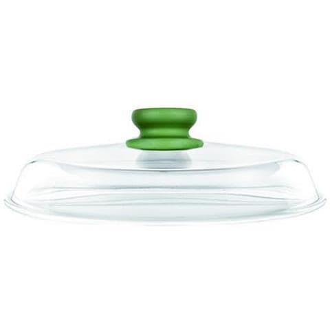 Coperchio Les Accessoires - Verde - Vetro Borosilicato - 16x16x3 Cm - Foto 1