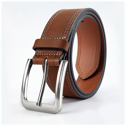 Cintura In Pelle Elegante 120 Cm Brown - Foto 6