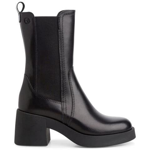 Black Casual Closed Chelsea Booties Stivaletti Pelle Scarpe Donna Nero Eu 38, 1-25451-43 001 - Foto 2