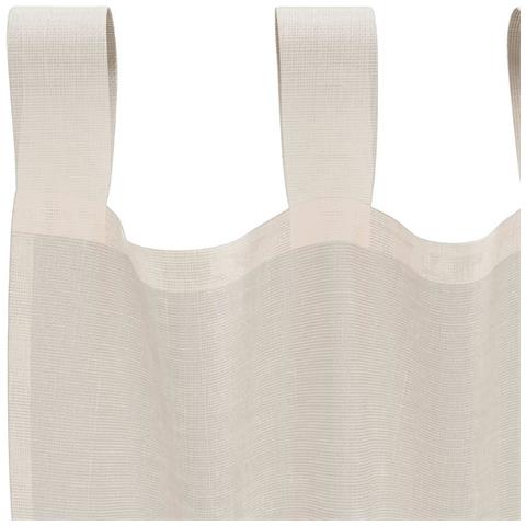 Tende In Voile Con Linguetta 2 Pz Crema - Foto 2