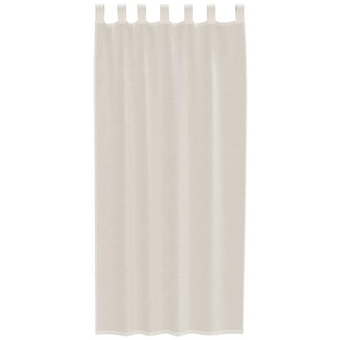 Tende In Voile Con Linguetta 2 Pz Crema - Foto 8