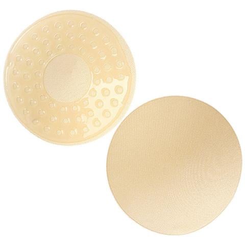 Copricapezzoli Adesivi Invisibili Per Reggiseno Senza Spalline Beige - Foto 2