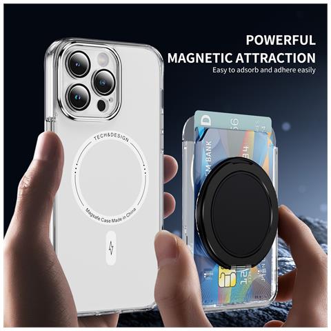 Porta Carte Con Supporto Magnetico Black - Foto 2