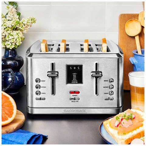 Design Digital 4S 7 4 fetta /e 1900 W Acciaio inox - Foto 9