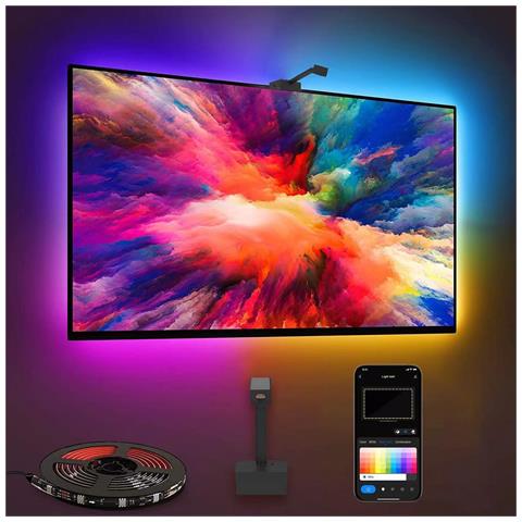 Strisce Led Da 3,8 M Con Controller Di Sincronizzazione Tv E Telecomando - Foto 2