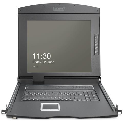 DS-72221-6FR console a rack 48,3 cm (19") 1920 x 1080 Pixel Nero 1U - Foto 8