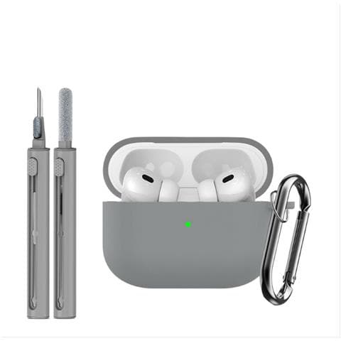 Custodia Protettiva In Silicone (set Da 3 Pezzi) Compatibile Con Apple Airpods Pro 3 Grey - Foto 1