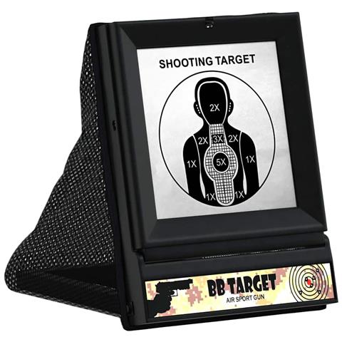 Bersaglio Airsoft Nero 19 x 26 x 25 cm Plastica - Foto 2