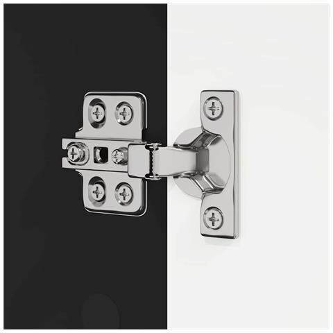 Mobile da Bagno Nero 72,5 x 36,5 x 100 cm Legno multistrato - Foto 9