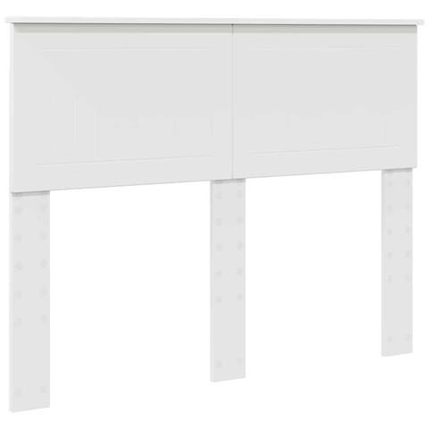 Testiera con testiera Bianco 135 cm Legno multistrato - Foto 1