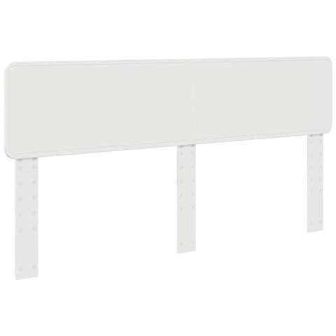 Testiera con testiera Bianco 180 cm Legno multistrato - Foto 1