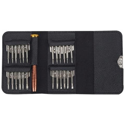 Set Di Cacciaviti Di Precisione 25 In 1 - Manico Ergonomico | 24 Punte Varie | Uso Universale Per Riparazioni Domestiche Ed Elettroniche - Foto 7