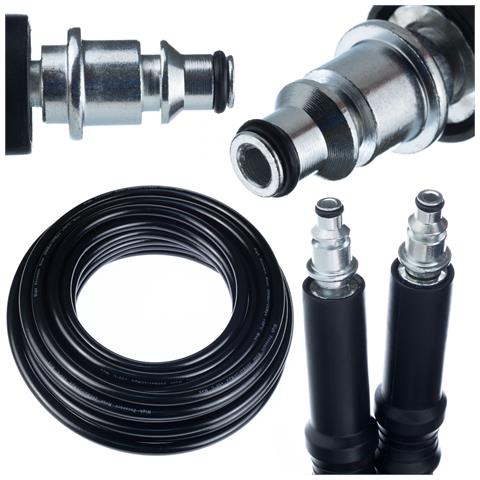 Tubo Alta Pressione 10m Quick Connect - Nylon E Pvc, 200 Bar, 60°c | Compatibile Con Idropulitrice Bosch Aqt, Easy E Advance Aquatak - Foto 1