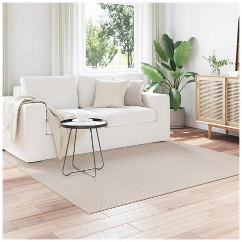 Tappeti per area Quadrato HUARTE Crema 200 x 200 cm Poliestere - Foto 2