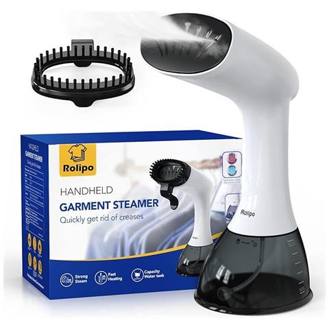 Ferro Stiratore Verticale per Abiti, Stiratore a Vapore Portatile da 30g /min, Serbatoio da 400ml, Piastra di Terza Generazione, per Casa, Ufficio e Viaggio - Foto 1