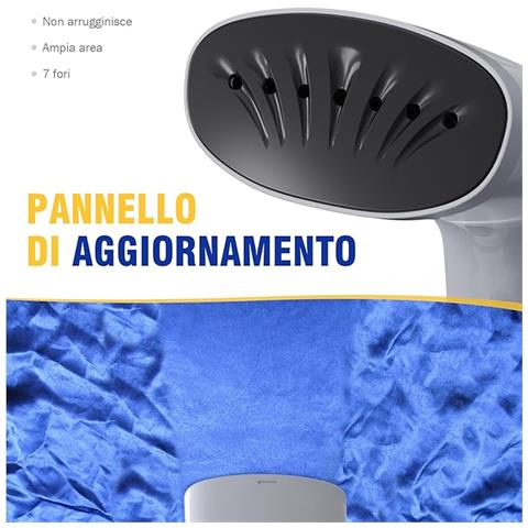 Ferro Stiratore Verticale per Abiti, Stiratore a Vapore Portatile da 30g /min, Serbatoio da 400ml, Piastra di Terza Generazione, per Casa, Ufficio e Viaggio - Foto 2