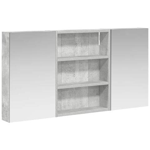 Set di Armadi da Bagno con lo scaffale 3 pcs 100 x 10,5 x 50 cm - Foto 1