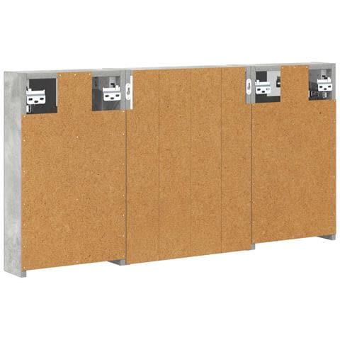 Set di Armadi da Bagno con lo scaffale 3 pcs 100 x 10,5 x 50 cm - Foto 9
