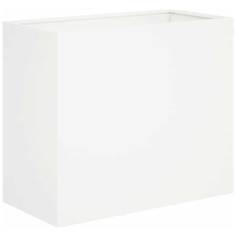 Vaso da giardino Bianco 60 x 30 x 50 cm - Foto 1