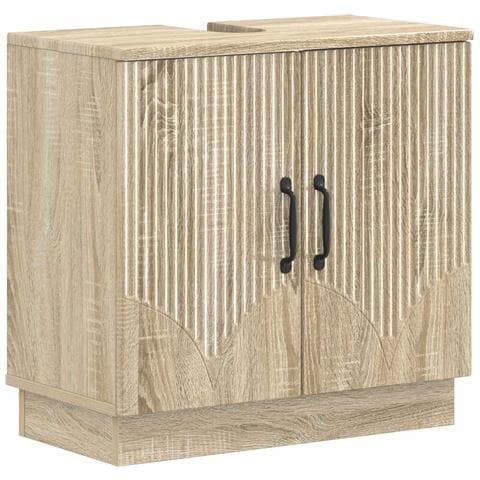Armadio per Lavabo da Bagno HOORN Rovere Sonoma - Foto 1