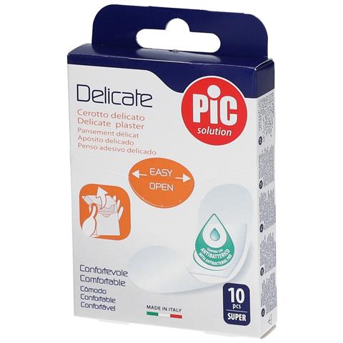 Cerotto Pic Delicate Super Antibatterico 40 X86 mm 10 Pezzi - Foto 1