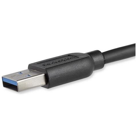 Cavo USB 3.0 Tipo A a Micro B slim - Connettore USB3.0 A a Micro B slim ad alta velocità Maschio / Maschio - 2m - Foto 2