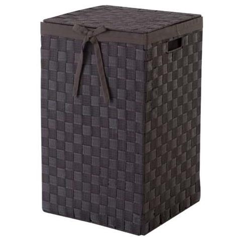 Cesto Portabiancheria Quadrato Stan Cioccolato - Foto 2