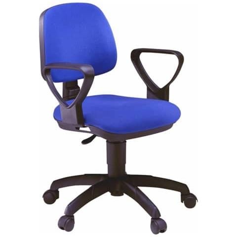 Sedia Operativa A41b Blu Senza Braccioli - Foto 3